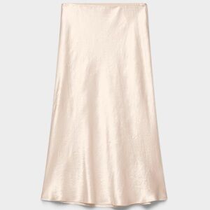 Aritzia Babaton Slip Satin Midi Skirt